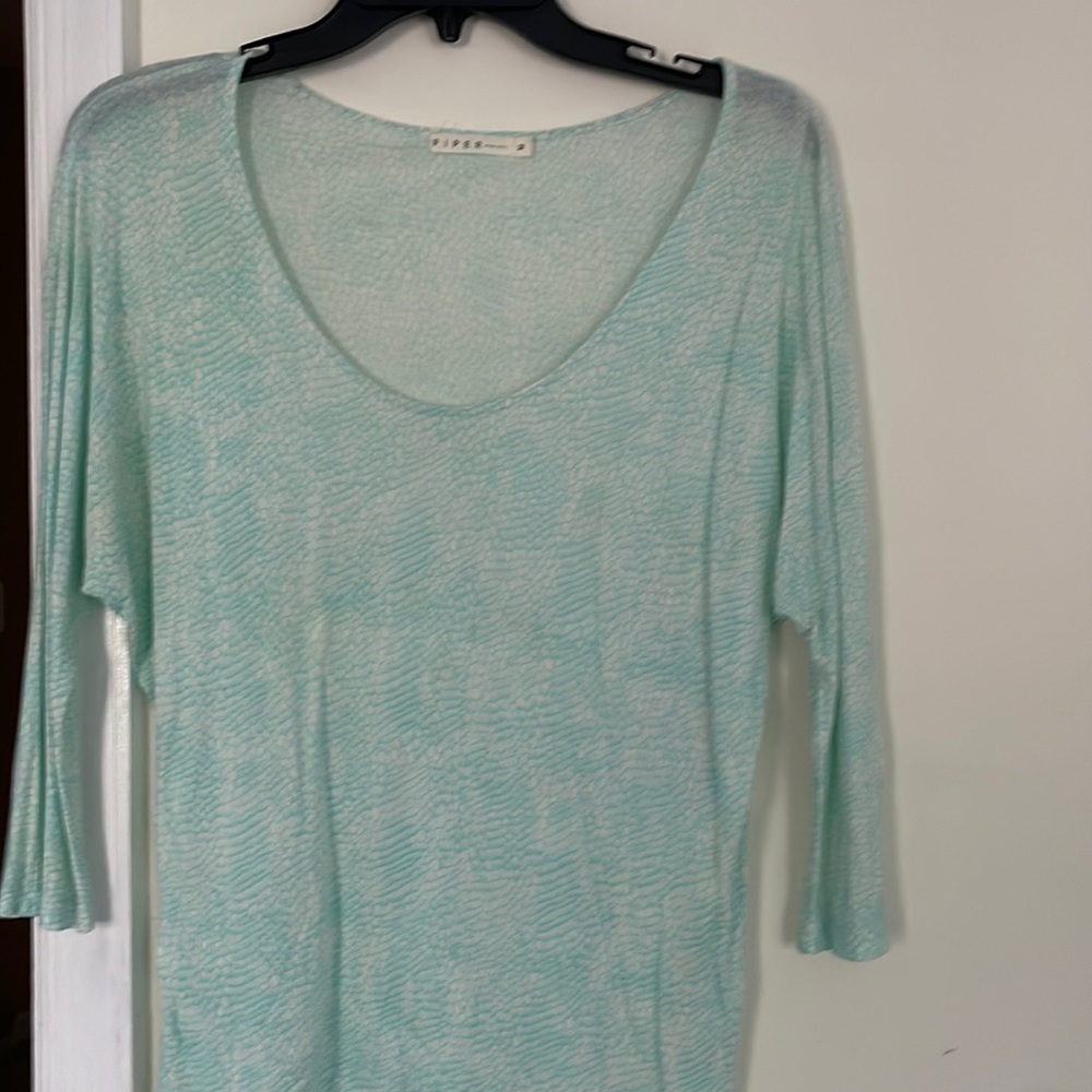 Piper Aqua Blouse